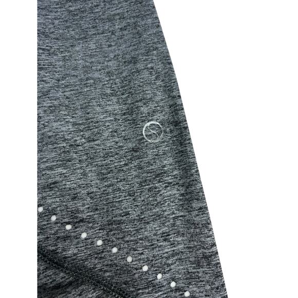 Peloton Size Small Athletic Legging Gray Heathered Ombre Spandex Stretch Reflect - Picture 6 of 8